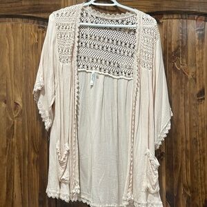 Leshop lacy cardigan